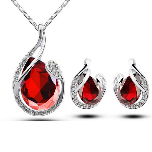 Jewelry sets, luxury crystal.