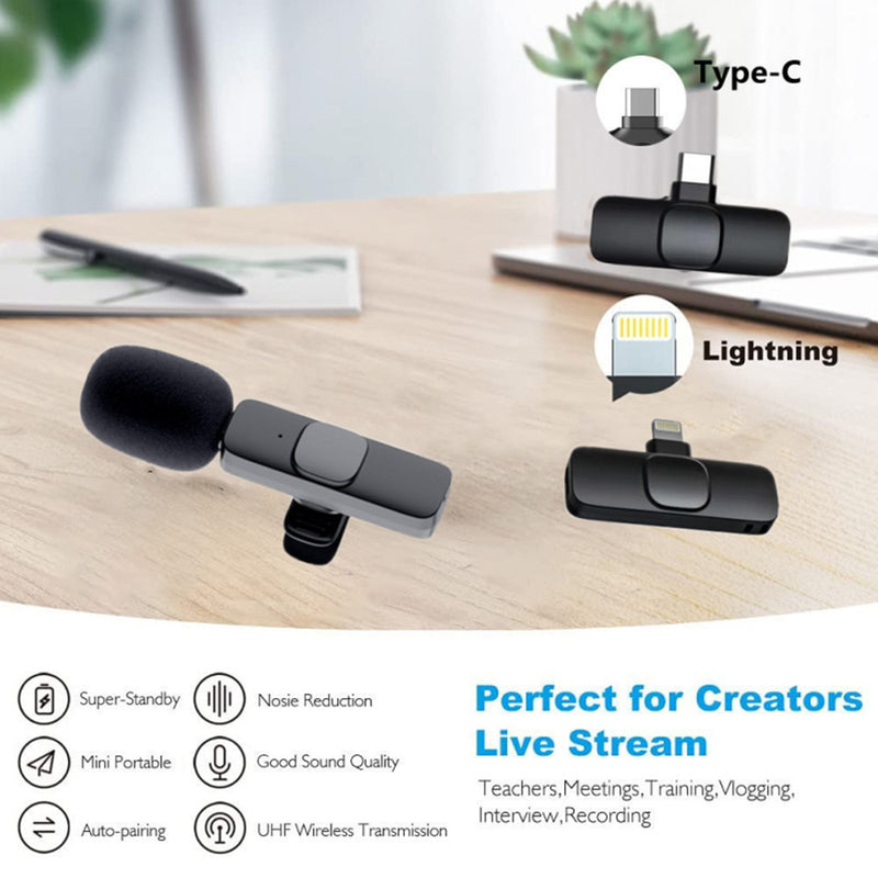 PORTABLE, LONG-LASTING WIRELESS LAPEL MICROPHONE