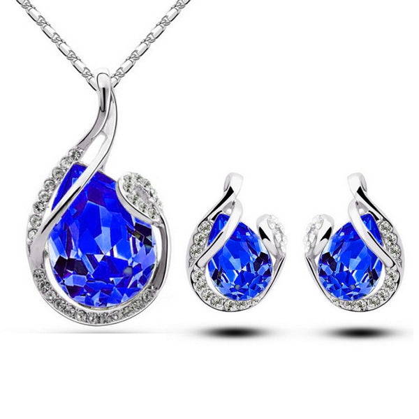 Jewelry sets, luxury crystal.